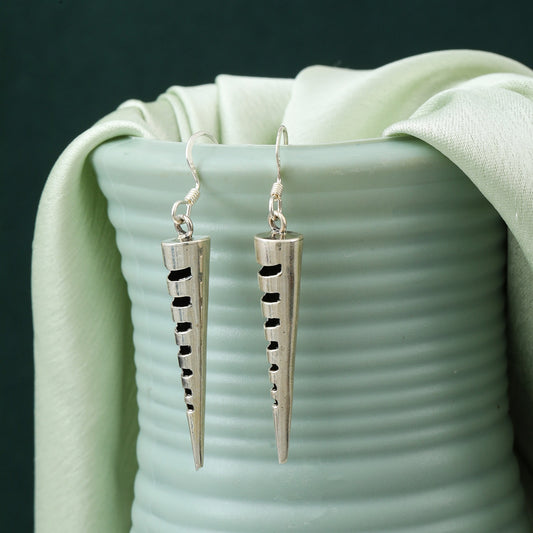 MAIRA 925 Sterling Silver Contemporary Dailywear Drop Stylish Earrings for Girls