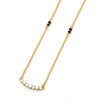 MAIRA 925 Sterling Silver Latest Design 18K Gold Plated Mangalsutra Gift For Wife/ Women