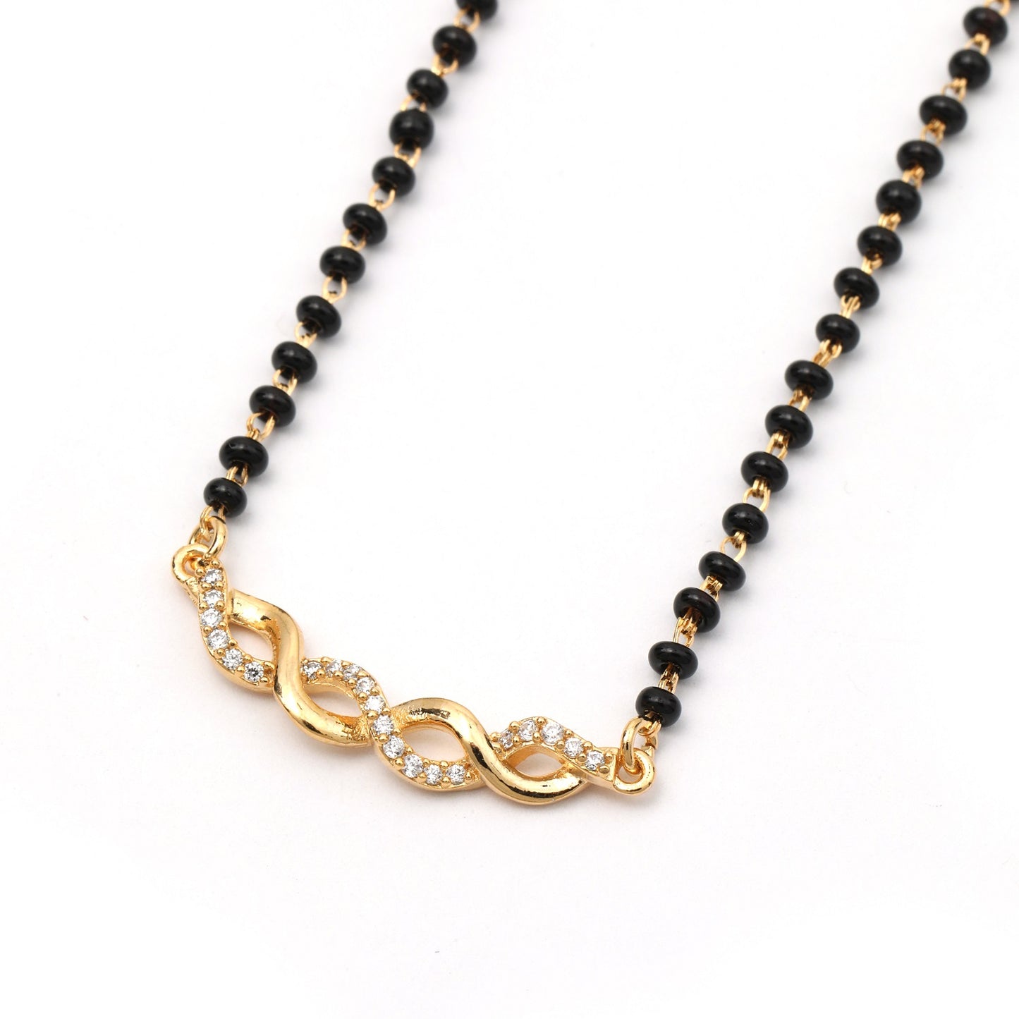 Maira Sterling Silver Eternal Weave Mangalsutra