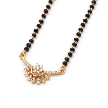 Maira Sterling Silver Chandrika Bloom Mangalsutra