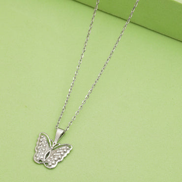 MAIRA 925 Sterling Silver Simple Pendant Chain for Girls