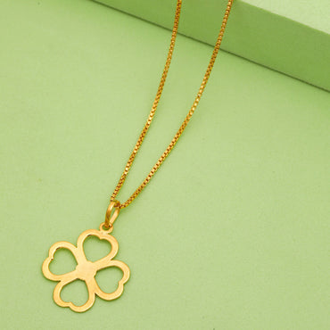 MAIRA Multi Valentine Heart 925 Sterling Silver Gold Plated Pendant Chain Necklace Jewellery / Gift for Girls & Women