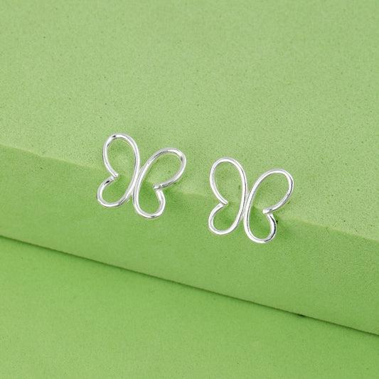 MAIRA 925 Sterling Silver Butterfly Earrings For Women/ Girls