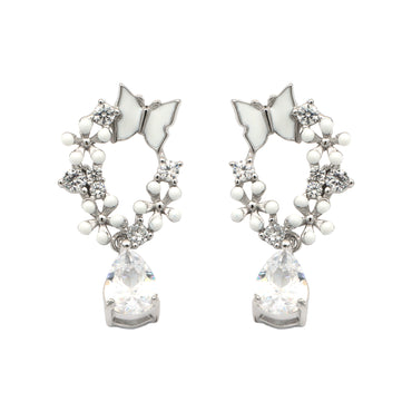 Maira Drops Earrings Butterfly