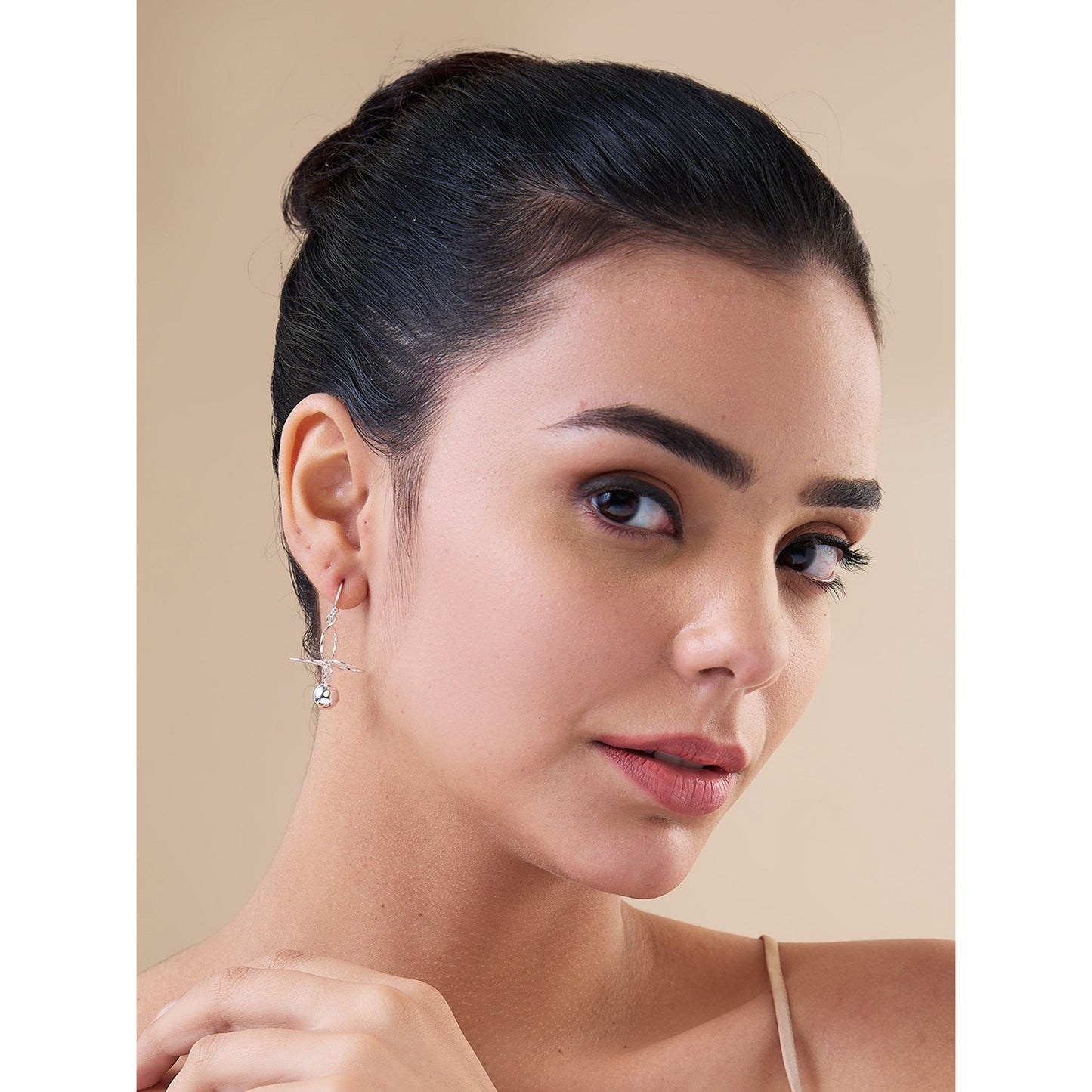 Maira 925 Sterling Silver Drop Earrings for Women & Girls | Rhodium-Plated | Hypoallergenic | Anti-Tarnish Finish | Gift For Women & girls