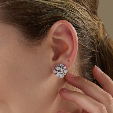 Maira Sterling Silver Floret Earrings