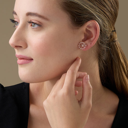 Maira Sterling Silver Butterfly Floral Teardrop Earrings