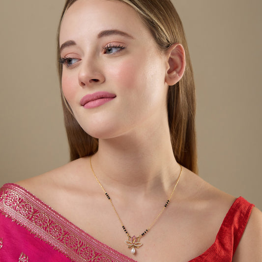 Maira Sterling Silver Kamalini Mangalsutra