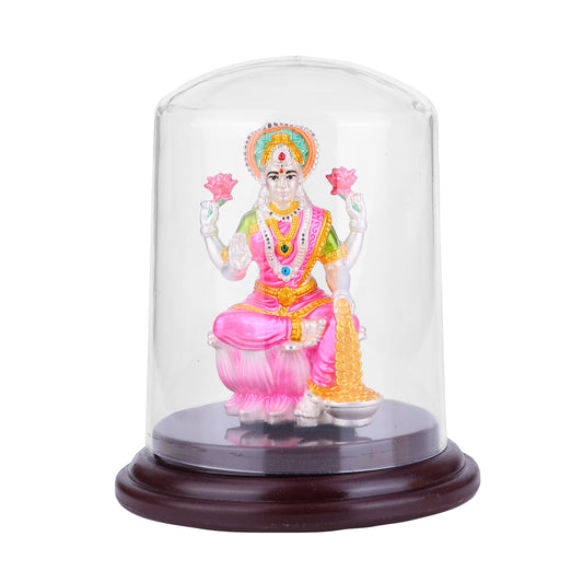 MAIRA 925 Sterling Silver Goddess Lakshmi Idol for Pooja Room | Premium Gift for Family & Friends | 925 Stamp & Authenticity Certificate