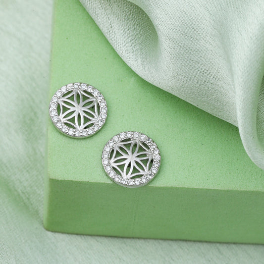 MAIRA Contemporary Office wear Stylish 925 Sterling Silver Earrings