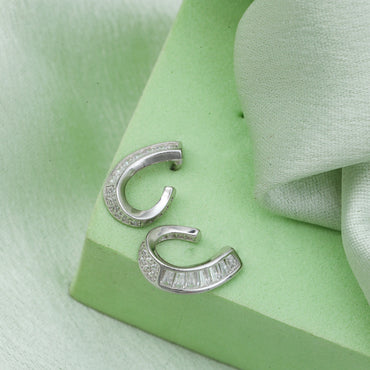 MAIRA Stylish 925 Sterling Silve Contemporary Office wear Earrings for Women