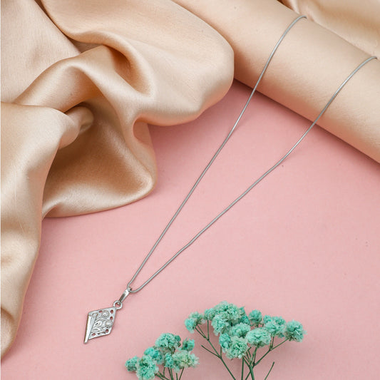 MAIRA Stylish 925 Sterling Silver Necklace Pendant Chain Jewellery for Girls / WOmen