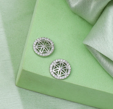 MAIRA Contemporary Office wear Stylish 925 Sterling Silver Earrings