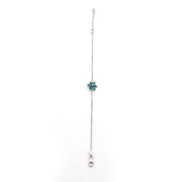 MAIRA Green Blue 925 Sterling Silver Dailywear Bracelet Jewellery for Women