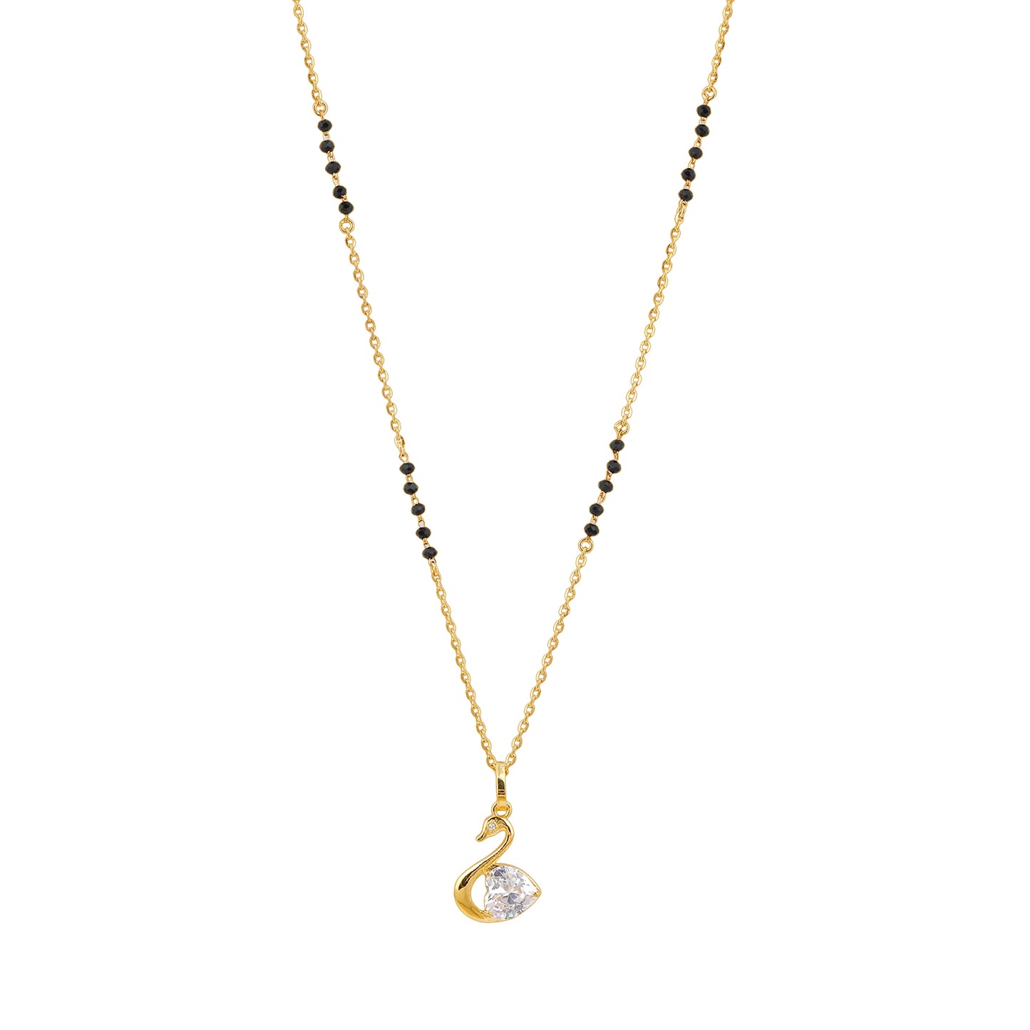 Maira Sterling Silver The Eternal Swan Mangalsutra