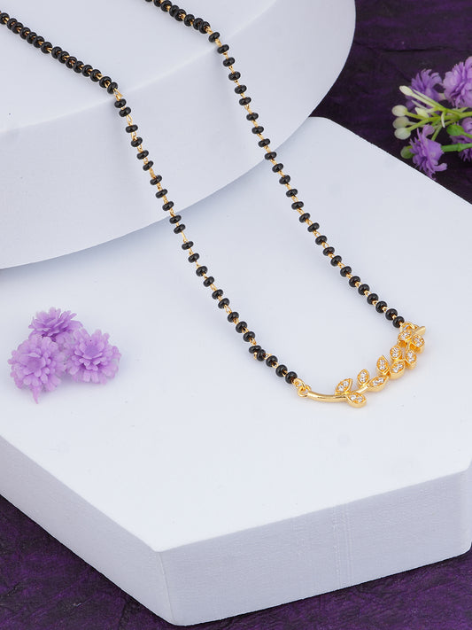 Maira Sterling Silver The Vanya Vine Mangalsutra