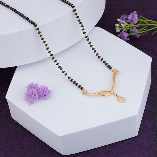 Maira Sterling Silver The Serene Wave Mangalsutra