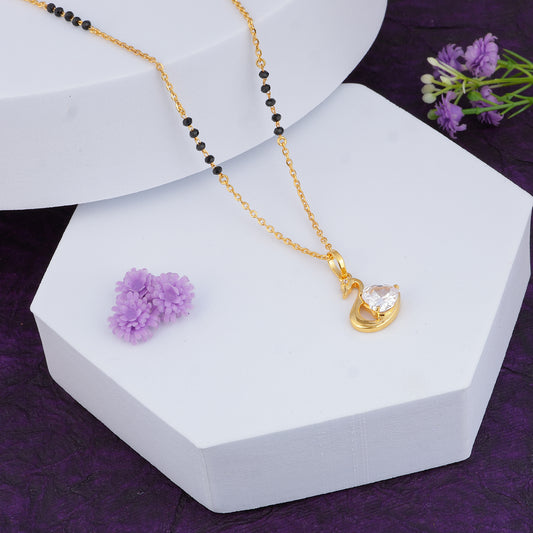 Maira Sterling Silver The Eternal Swan Mangalsutra
