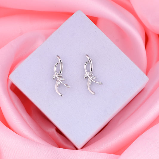MAIRA 925 Sterling Silver Contemporary Simple Earrigs Set for Girls / Women