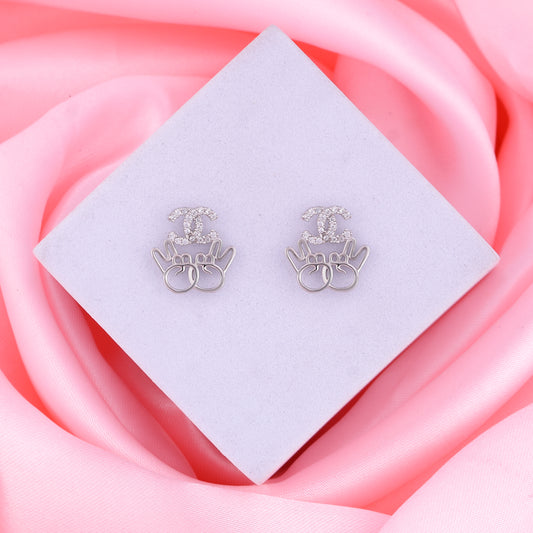 MAIRA 925 Sterling Silver dailywear earrings for Girls/ Women