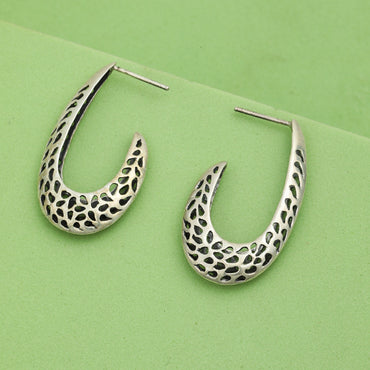 MAIRA Antique 925 Silver Traditional Earrings for girls / Women