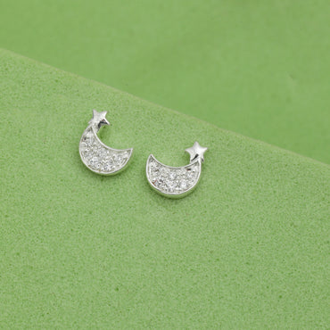 MAIRA Chand Tara Moon 925 Sterling Silver Gift for Girls / Women