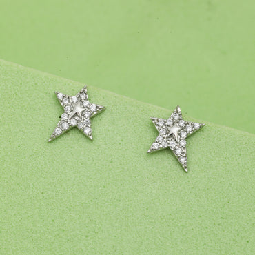 MAIRA Nautical Star 925 Sterling Silver Earrimgs Set for Women