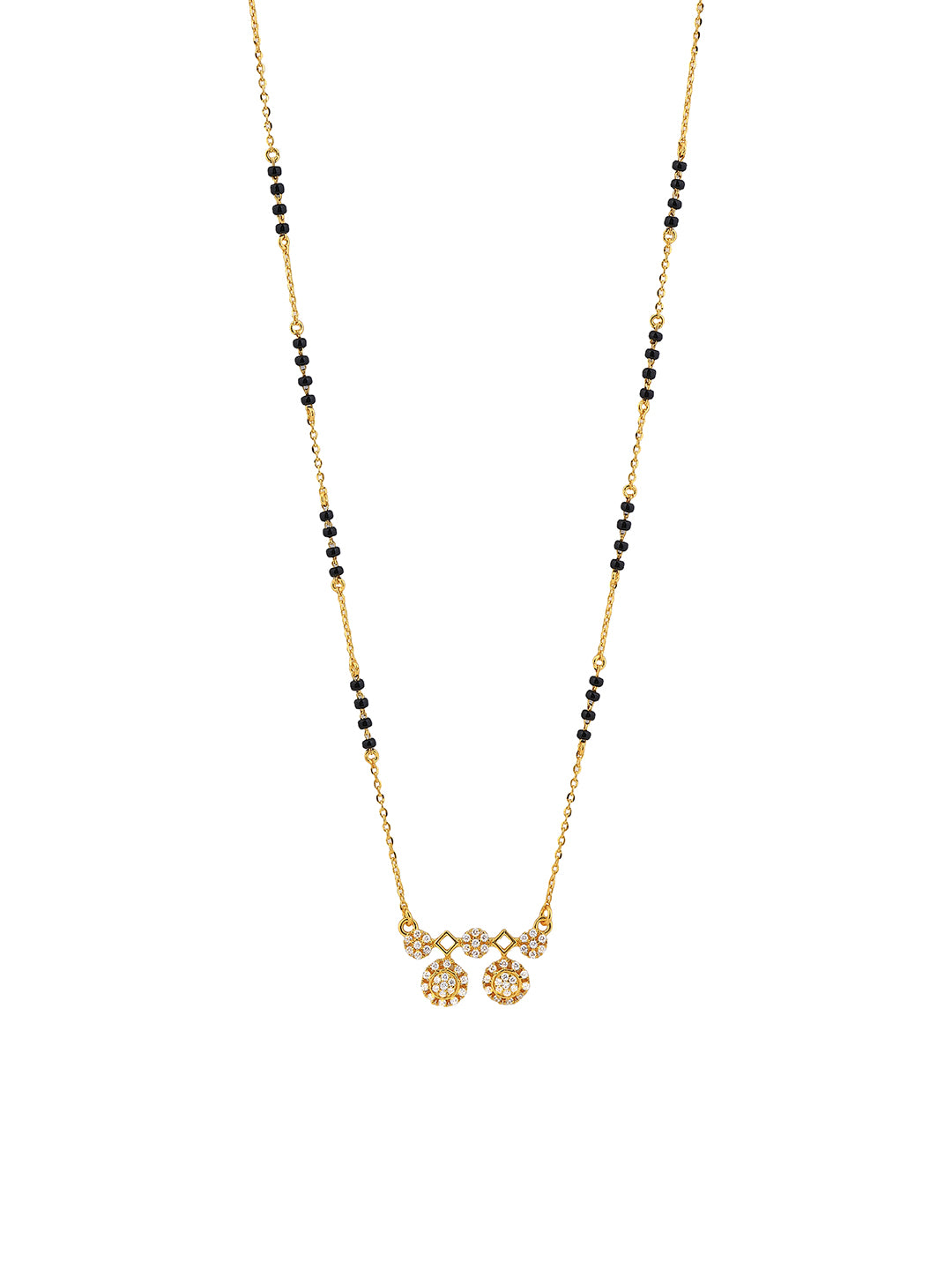 Maira Sterling Silver Eternal Circles Mangalsutra