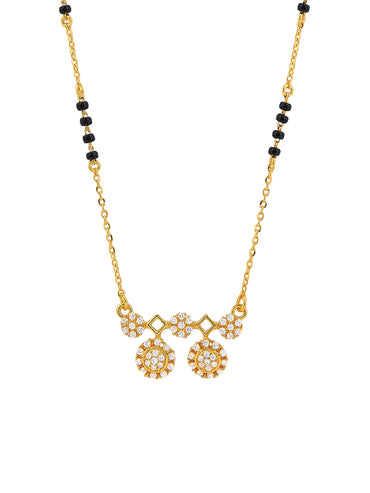 Maira Sterling Silver Eternal Circles Mangalsutra