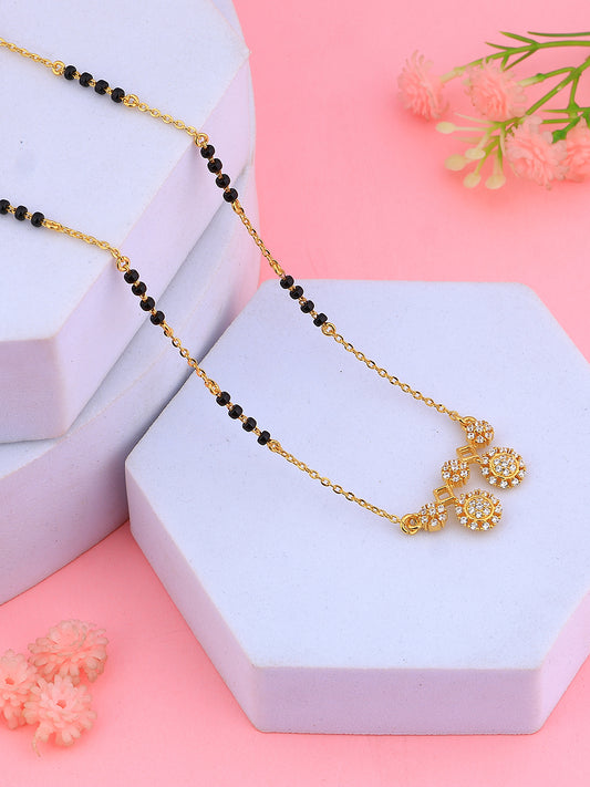 Maira Sterling Silver Eternal Circles Mangalsutra