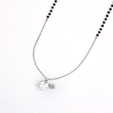 MAIRA Valentine Heart Pendant 925 Sterling Silver Necklace Mangalsutra Jewellery Gift for Women