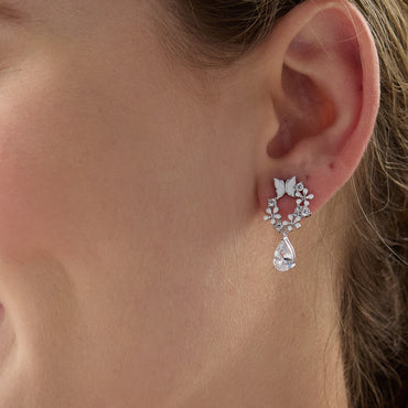 Maira Sterling Silver Starlight Garland Earrings