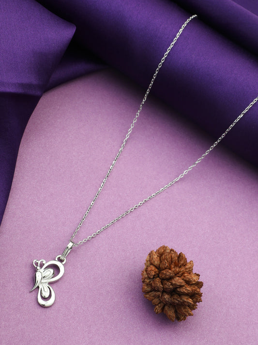 MAIRA Butterfly 925 Sterling Silver Pendant Chain Jewellery Necklace / Gift for Women/Girls
