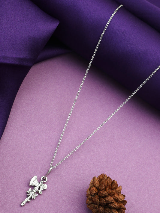 MAIRA 925 Sterling Silver Stylish Pendant Chain Necklace for Women / Girls