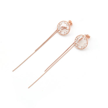 Maira Sterling Silver Celestial Drop Earrings