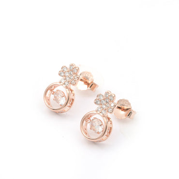 Maira Sterling Silver Clover Dance Drop Earrings