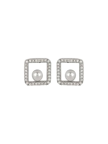 MAIRA 925 Sterling Silver Earrings For Women & Girls | Rhodium Plated| Hypoallergenic | Valentine Gift