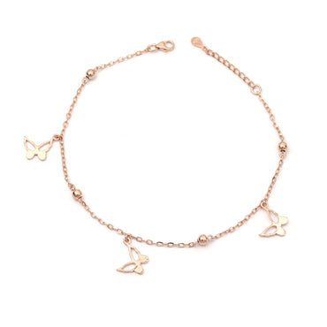 Maira Sterling Silver Butterfly Charm Bracelet