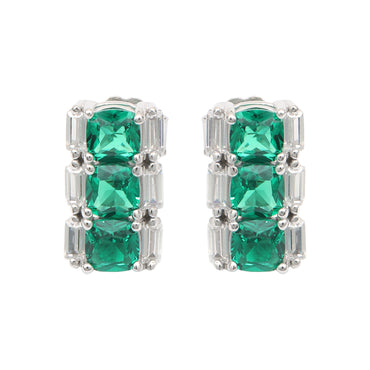 MAIRA Adorable 925 Sterling Silver Zirconia Stud Earrings | Premium Rhodium-Plated | Hypoallergenic Jewelry | Perfect Gifts for Girls & Women