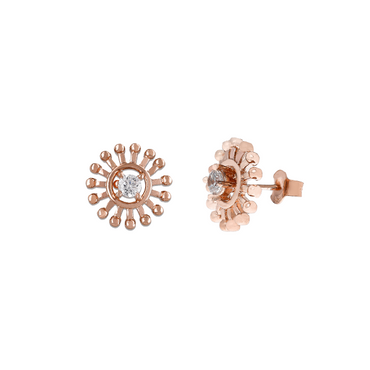 Stud Earrings Rose Gold
