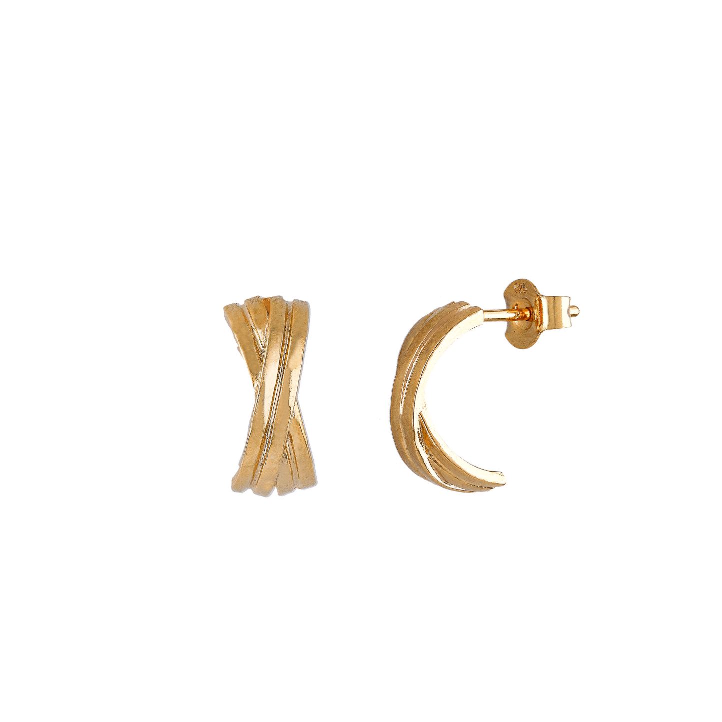 MAIRA 925 Sterling Silver 18K Gold Plated Latest Earrings For Women/ Girls