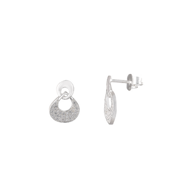 MAIRA 925 Sterling Silver Simple And Elegant Earrings For Women/ Girls