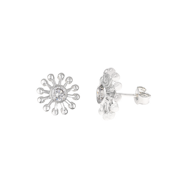 MAIRA 925 Sterling Silver Simple And Elegant Earrings For Women/ Girls