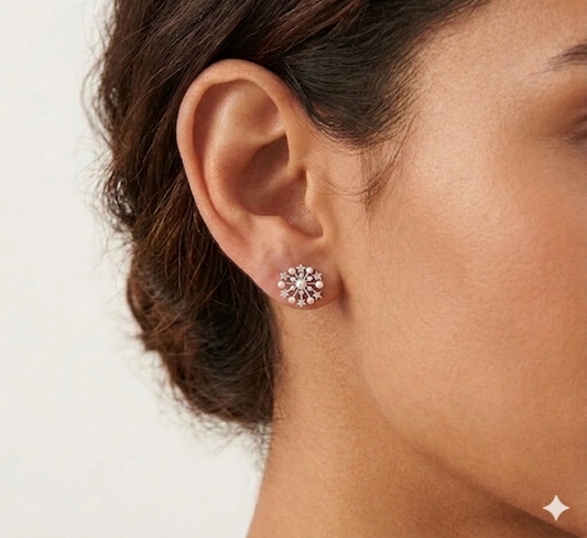 Maira Sterling Silver Astral Radiance Earrings