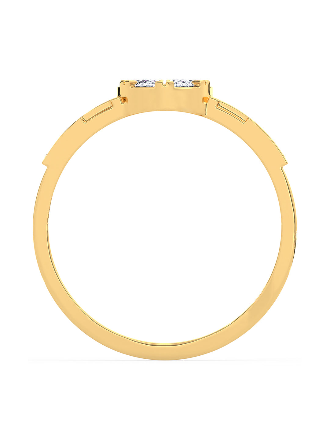 MAIRA 925 Sterling Silver Floral Cultured Adjustable Diamond Ring Jewellery For Women & Girls | Hypoallergenic |18 K Micron Gold/Rhodium Plated | Valentine Gift For Her