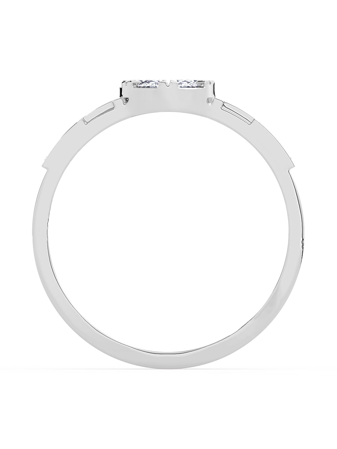 MAIRA 925 Sterling Silver Floral Cultured Adjustable Diamond Ring Jewellery For Women & Girls | Hypoallergenic |18 K Micron Gold/Rhodium Plated | Valentine Gift For Her