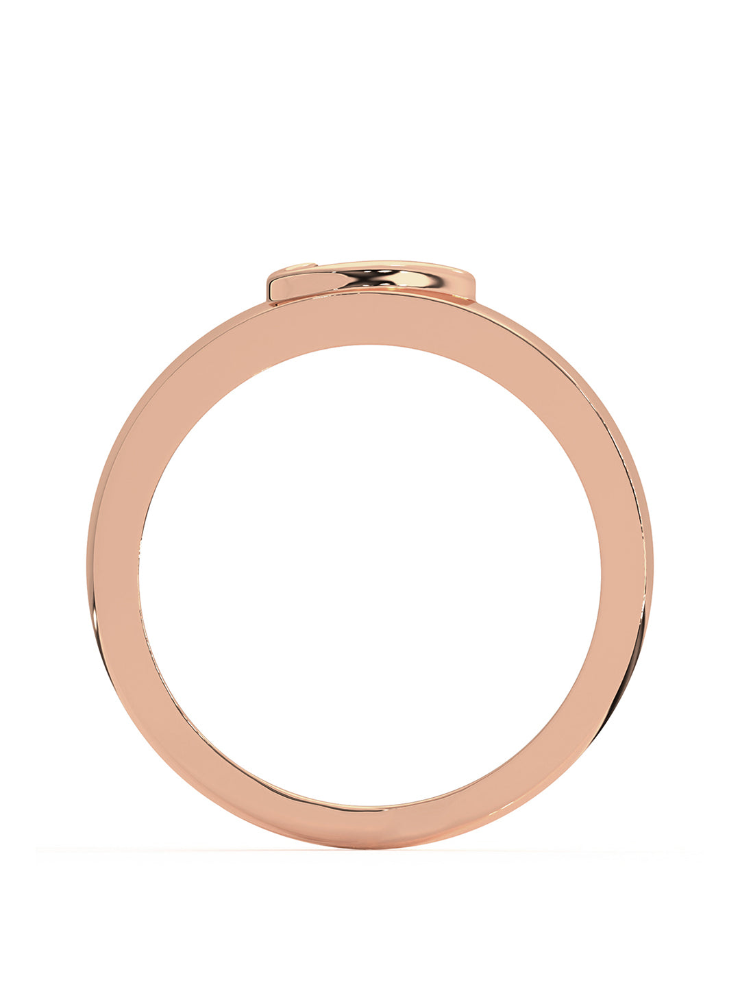 MAIRA 925 Sterling Silver Ring with Melting Heart Design | Rose Gold Plated | Hypoallergenic | 6 Months Warranty| Gift For Women/Girls