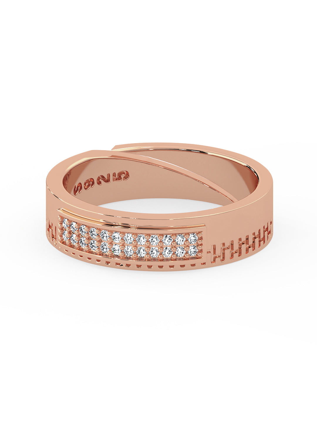 MAIRA Pure 925 Sterling Silver Luca Adjustable Ring Gift for Women and Girls