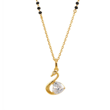 Maira Sterling Silver The Eternal Swan Mangalsutra