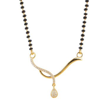 Maira Sterling Silver The Serene Wave Mangalsutra